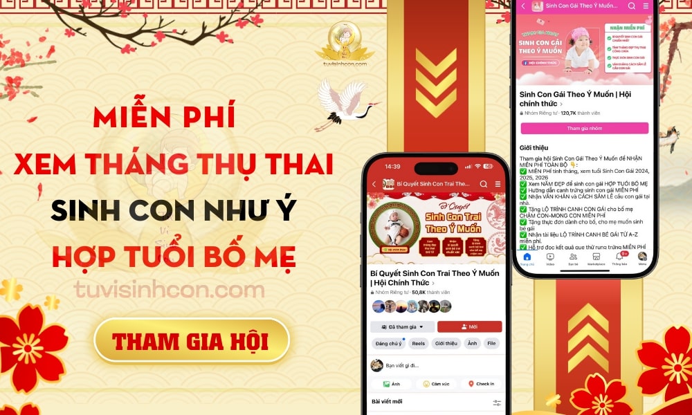 3 cách tính tháng thụ thai sinh con trai/gái theo ý muốn cực linh nghiệm!