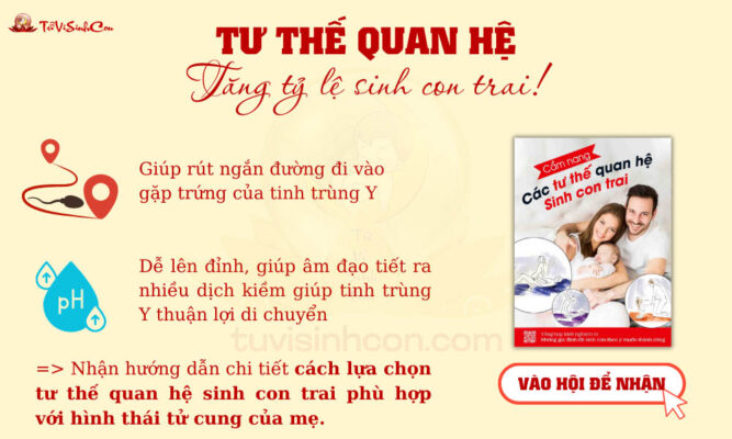 Tư thế quan hệ sinh con trai